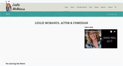 Desktop Screenshot of lesliemcmanus.com